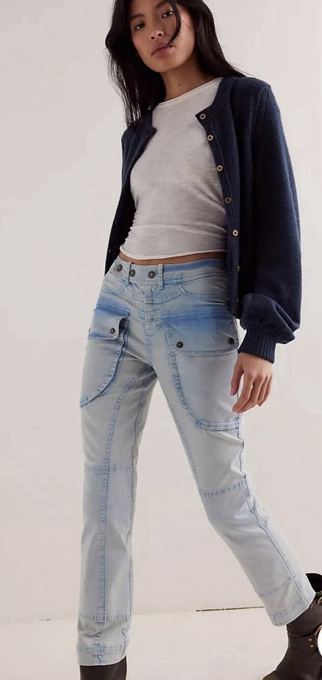 Free People Hot In It Moto Pants Women’s Size 10 We The Free